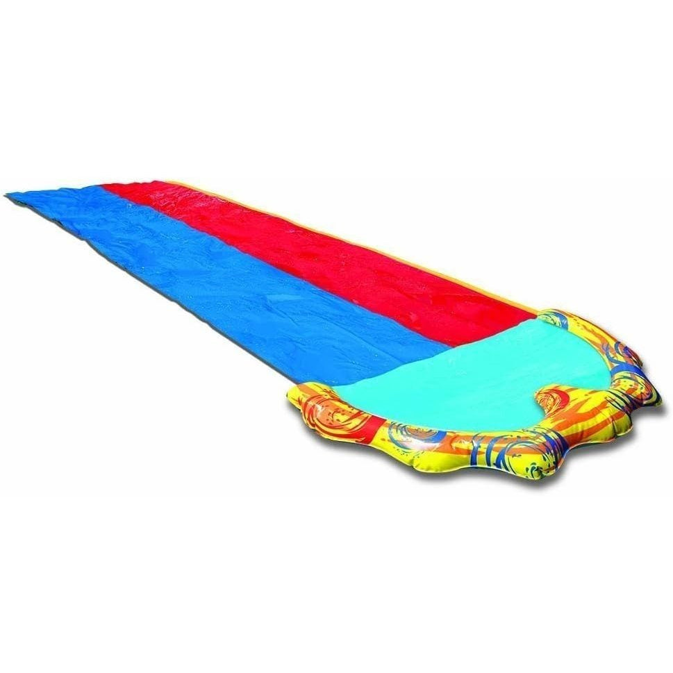 +14 Teenagers Adults 16ft Splash Sprint Racing Water Slider for Home Lawn Use Water Sports Accessories Summer Water Games Supplies