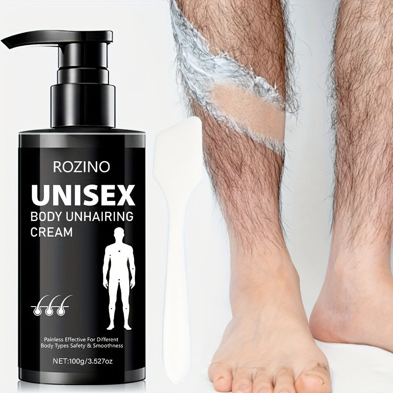 Use Once for, Lasts Smooth for 6 Months, Instant Hair Removal, 100g Men's Hair Removal Cream, Women's Hair Removal Cream, Gentle and Non-Irritating to Skin, Semi-Permanent Hair Removal, Suitable for Face, Lips, Underarms, Leg