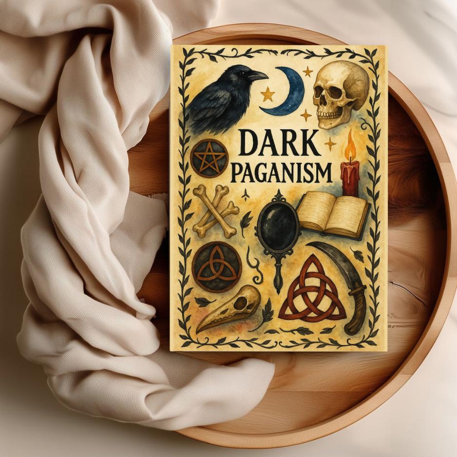 Unlock the Shadows: Black Magic Secret Dark Paganism Witch Guide Kit for Adult Practitioners. Premium Ritual Set for Shadow Work, Occult Guidebook Divination Embrace the Mysterious Path of Advanced Witchcraft