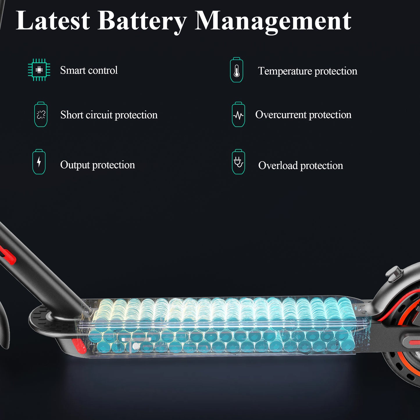 Electric Scooter Adult, 30km Range, 8.5" Ultra Light Electric Scooters For Adults And Teens, 350W Motor, 36V 7.8Ah Battery, 3 Speed Mode