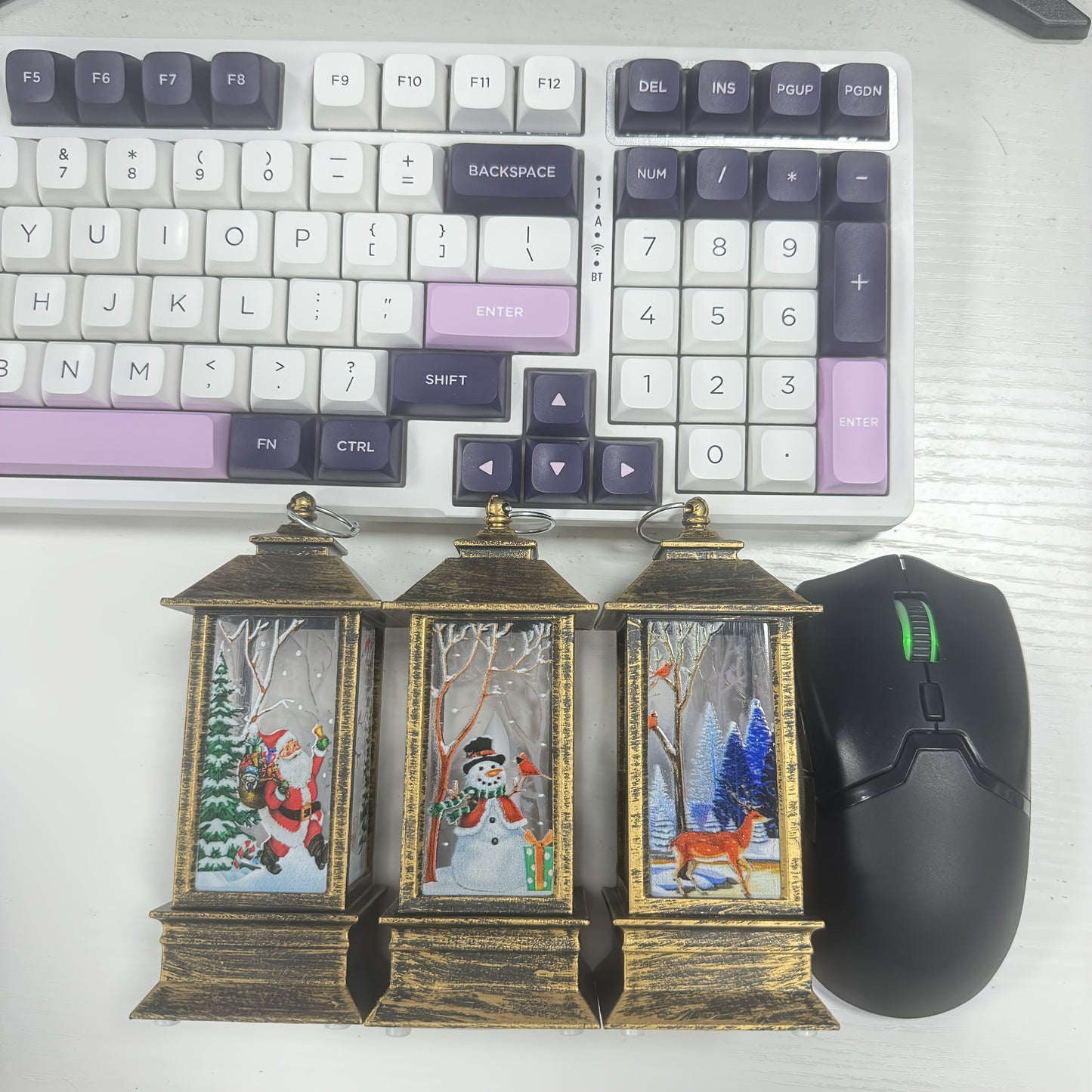 3pcs Retro Christmas Candle LED Tea Light-Santa Claus,Elk,Snowman Pattern Fireless Candles with Decorative Party Lights-Perfect for Lndoor Holiday Decorations,Festive Ambiance,And Gift Ldeas