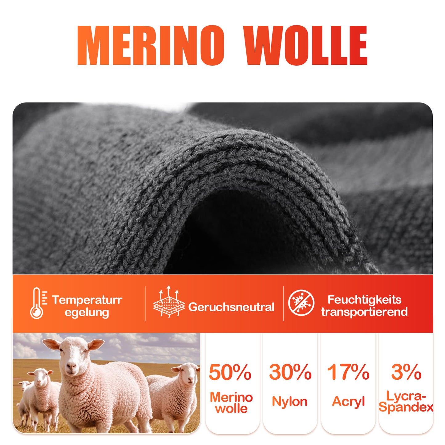 3 Pairs of Women and Men S-XL Size Thermal Socks Wool Socks Thick Warm Winter Socks Crew Socks for Work Hiking Walking Skiing Climbing Snowboard Running and Outdoor Winter Snow Sports Apparel Accessories