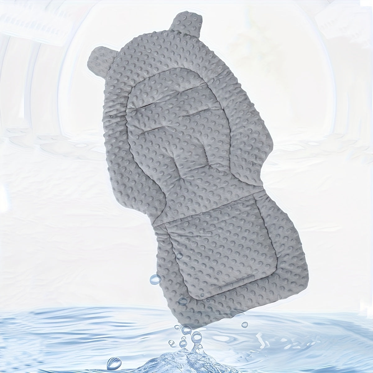 1pc Plush Stroller Mat for Most Strollers - Soft Breathable Polyester A-Adorned with Plush Warmth, Summer Comfort & Secure Fit for Baby Carriages & Prams, Stroller Accessories, Baby Stroller Seat Cover, Cozy Stroller Accessor