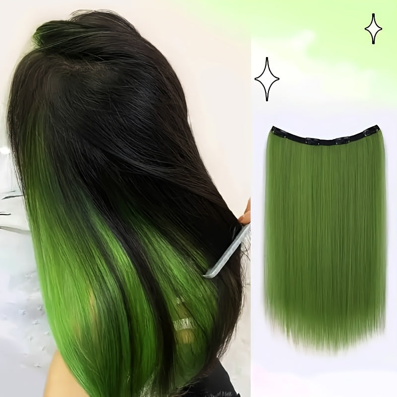 15 Colors 55.88cm Women's 22-Inch Long Curly Wave Synthetic Hair Wig - Brown/Red Blonde Purple/Pink/Pinkish-Red/Purple/Pink/Pinkish-Women Hair Extensions