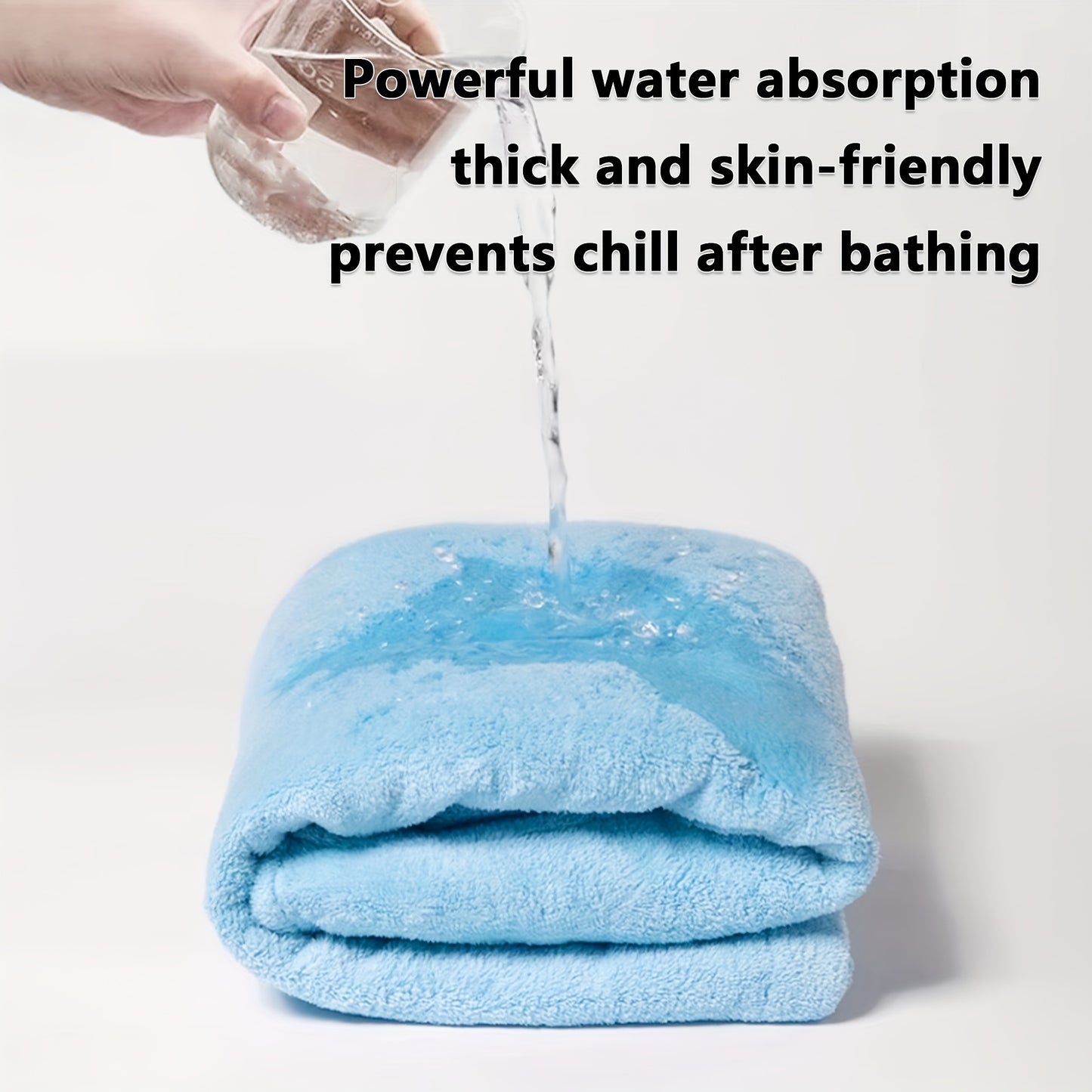 7 Colors Ultra-Soft Quick-Dry Pet Bathrobe for Small & Medium Dogs & Cats - All-Season Lightweight Design with Safety Closure, Easy-Button Entryway, Machine Washable, Cozy Fleece-Lined for Warmth, Pet Wash-Robe, Cozy Fleece L