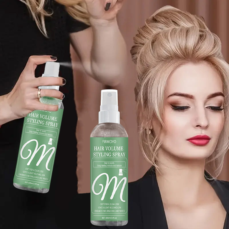 Keratin Volume Styling Spray, suitable for all hair types, fast styling, long-lasting and firm, with keratin and glycerin, mild and non-irritating ingredients, anti-sweat, oil control, nourishing and moisturizing, daily care,