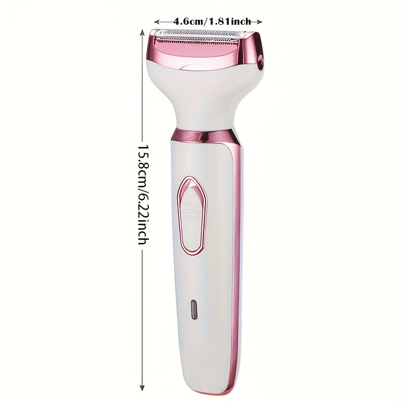 4-In-1 Set Women's Electric Hair Removal Device / Multifunctional Electric Hair Removal Kit for Women / Bikini Trimmer for Women / USB Rechargeable / Hair Removal for Eyebrows, Nose, Face, And Legs / Portable, Gentle, Perfect