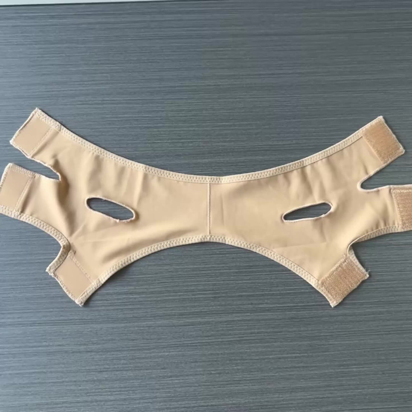V-Line Face Shaper & Facial Strap with Chin Lift - For Night Sleepwear Low-Allergy Breathable Compression Band, Invisible Stitches for Jawline, Chin & V-Line Contouring - Comfortable for Skin (Unscented)
