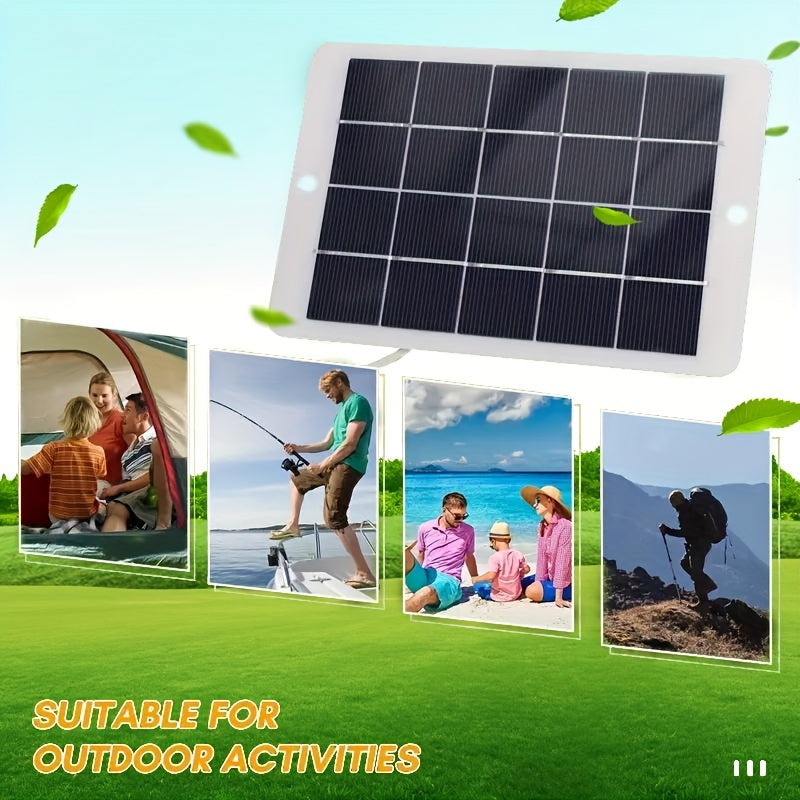 30W Survival Solar Panel with 5V USB, Portable Solar Charger, Featuring Safe And Stable Charging, Suitable for Outdoor Power Supplies, Emergency Phone Charging, And RV Charging During Camping