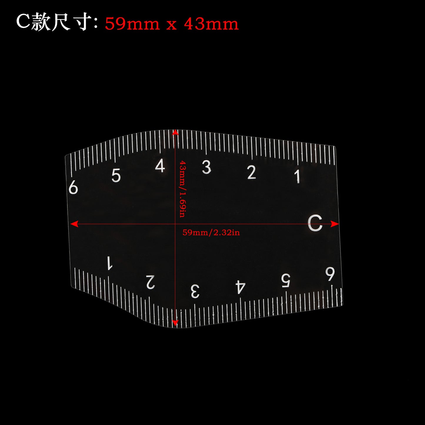 5 PCS Set Reusable Eyebrow Ruler Templates for Tattooing, Embroidery, And Shaping Eyebrows - an Ideal Tool for Accurately Measuring Eyebrows, Perfect for Beginners.