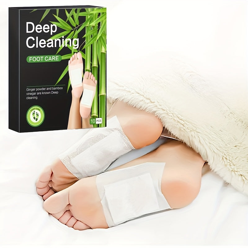10 PCS Set Deep Cleaning Foot Pads, for Feet, Adhesive, Unisex, Gift, Portable