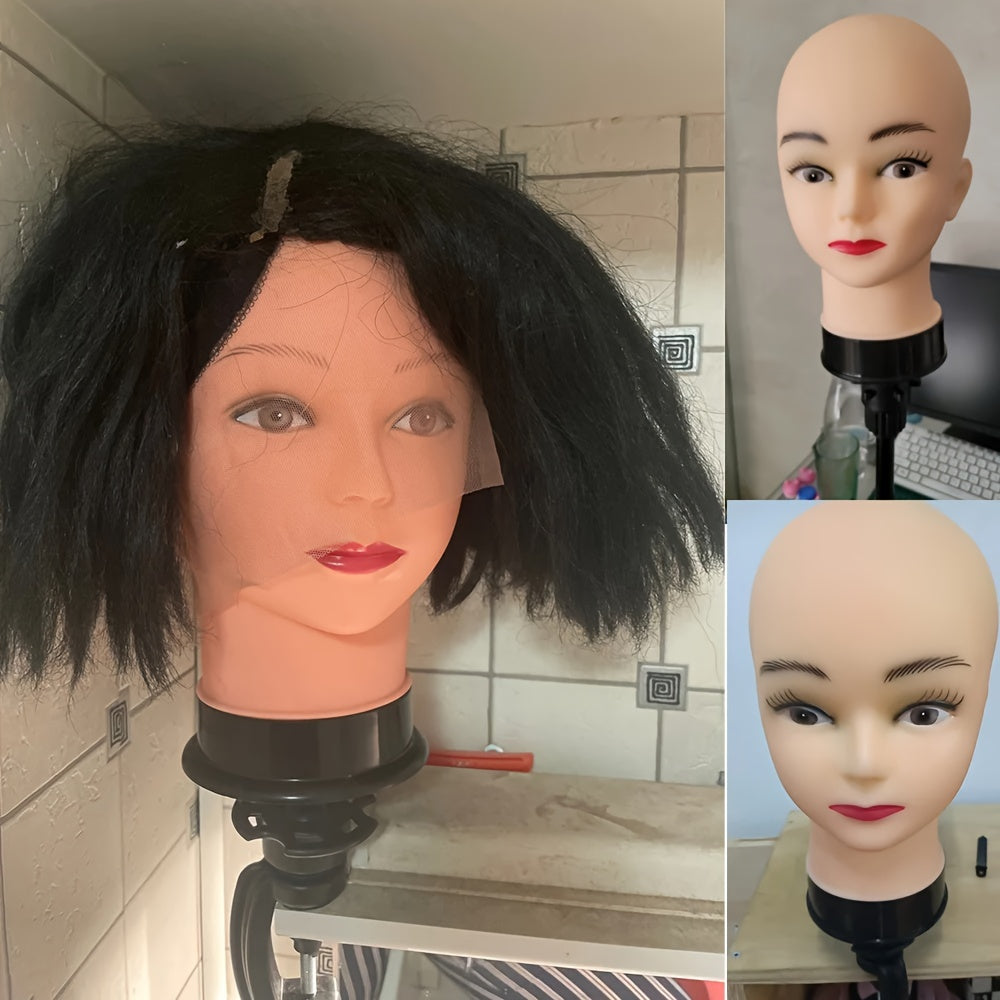Mannequin Head for Wig Display & Training - Perfect for Hairdresser Practice, Eyewear Showcasing, and Makeup Application