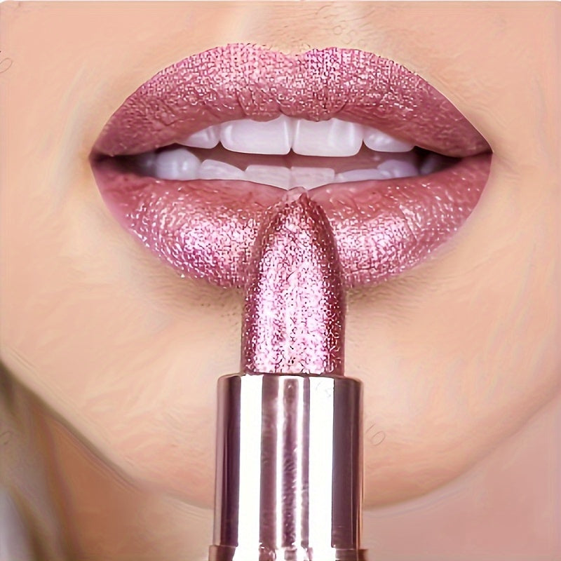 8 Colors Luxury Rose Smoke Powder, Bright Starry Sky, Glossy Velvet Texture, Durable, Make Your Lips Shiny, Waterproof, Anti-fouling. Gifts for Women. Ladies Cosmetic Accessories