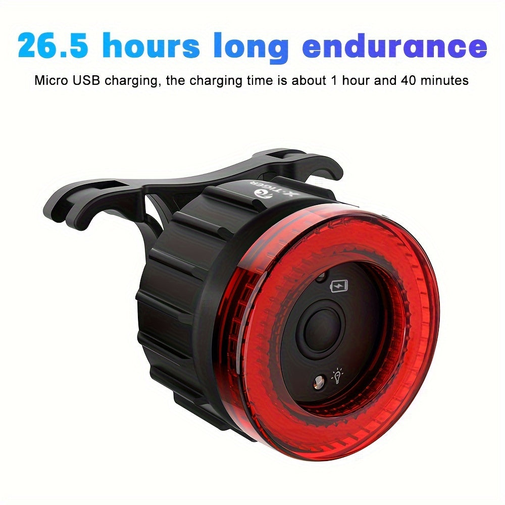NEW Arrivals LED Charging Cycling Taillight Set with Smart Auto Brake Sensing for Bicycles
