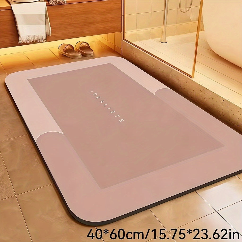 NEW Extra Absorbent Bath Mat - Quick-Dry, Non-Slip Floor Mat, Soft and Comfortable, Suitable for Bathroom, Toilet, Shower, Laundry Room, Bedroom, Living Room, Kitchen, Door Mat