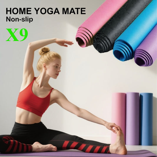New Home Gym 3mm Professional Durable Unisex Mat, Home Fitness Pilates Floor Exercise Mat, Pilates Mat, Non-Slip Widened Pilates Mat, Thick and Wide Pilates Mat, Fitness Mat, Thick Pilates Mat, Thick Fitness Mat, Home Fitness