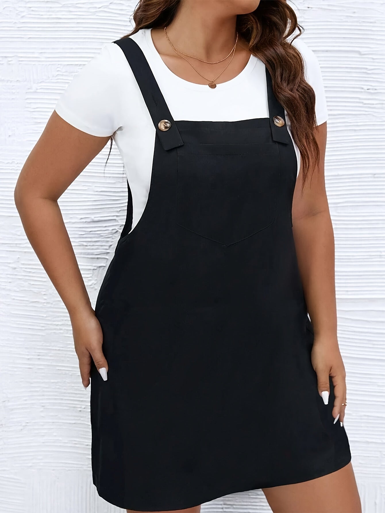 UK XL-6XL (18-28) Plus Size for Curvy Women Dress with Pockets