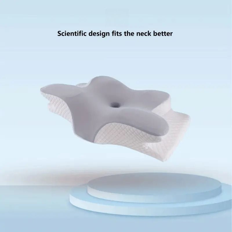 NEW Neck Pillow, Cooling Pillow For Neck Support, Ergonomic Contour Side Sleeper Pillow For Sleeping, Orthopedic Memory Foam Pillows With Pillowcase, Best For Insomniac Massage Pillow