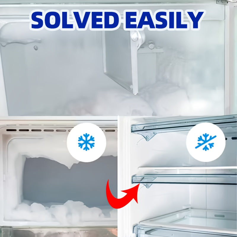 50ml + Shovel Set Refrigerator & Freezer De-Icer – Fast Ice Melting & Anti-Freeze Solution | Suitable for Home & RV Refrigeration Units Also for Vehicle Car Glass Windows