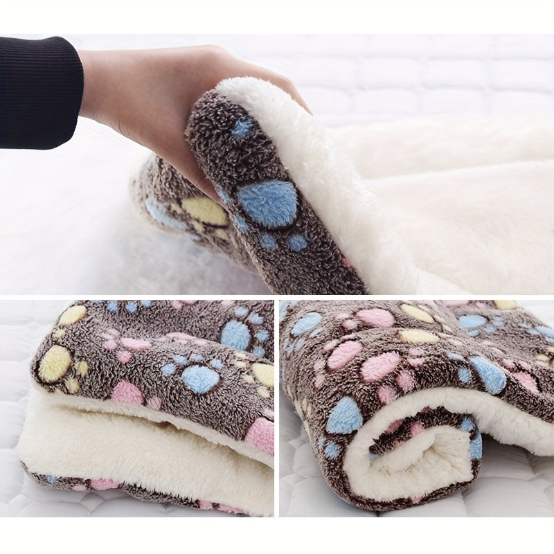 Thick Pet Bed Cushion, Soft Pet Sleeping Pad For Autumn And Winter Blankets To Keep Pets Warm Christmas Gift