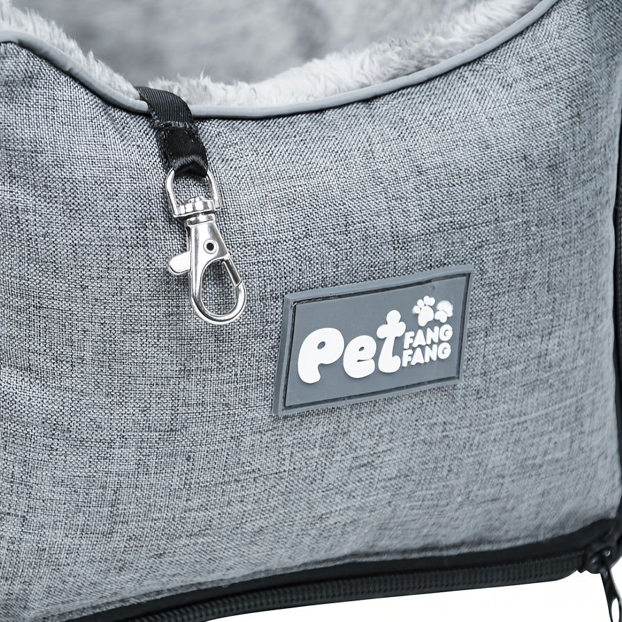 Pet Car Cat and Dog Bed, Car Center Console Organizer, Cat Bed, Car Mat, Seat Cover, Pet Travel Tote Bag, Suitable for Small to Medium-Sized Pets