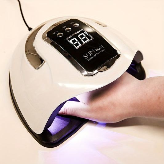 Professional Quick-Dry /LED Nail Lamp - /LED Light Machine for Fast Gel Polish, LCD Display & Operation (Adapter-Free) - & Salon Use, Low-Power /Blue Light for -Free Nail Hardening, No Odor