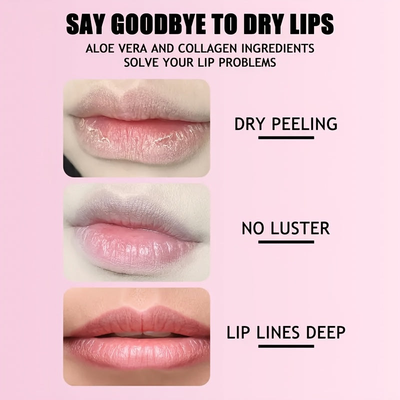 20 PCS Set Collagen Crystal Lip Mask Moisturizes Dry Lips, Smooths Fine Lines, Deeply Hydrates, Makes Lip Skin Firmer And Younger, And Gives You a Pink And Fresh Mouth