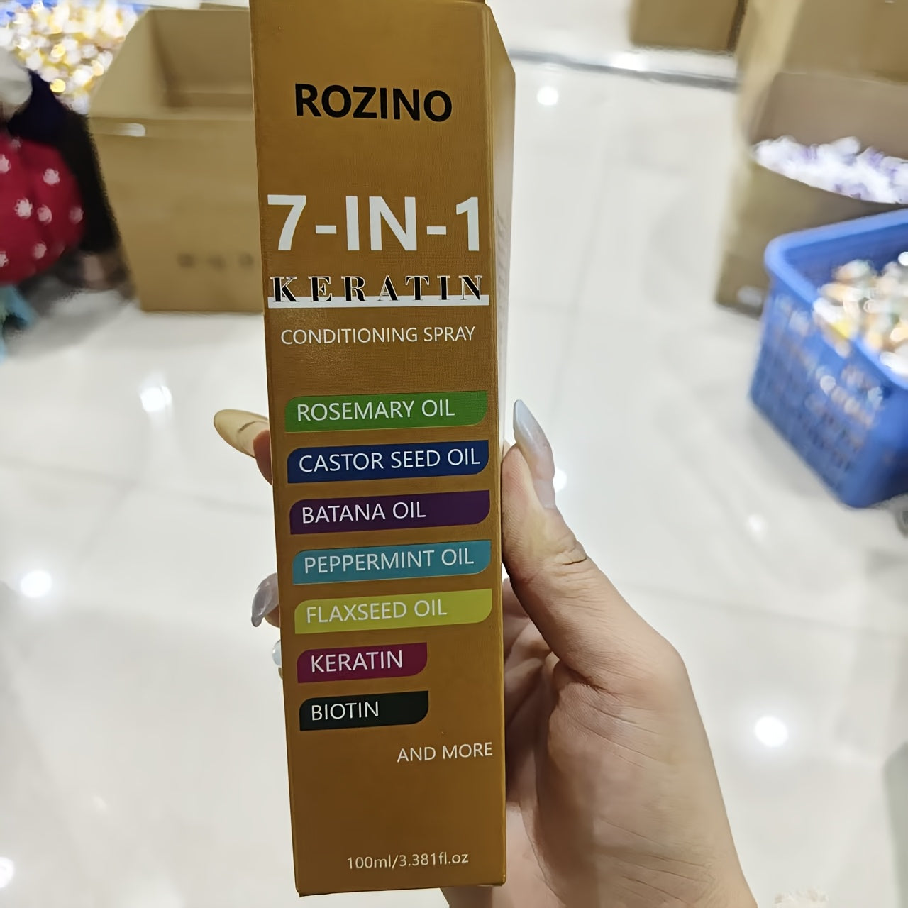 [Instant Hair-Smoothing Leave-in Shampoo Spray] 7-in-1 Keratin Care and Styling Spray, natural pure plant oil. It is smooth and shiny immediately upon spraying. Relieve dryness, tangling, cracking and split ends hair quality