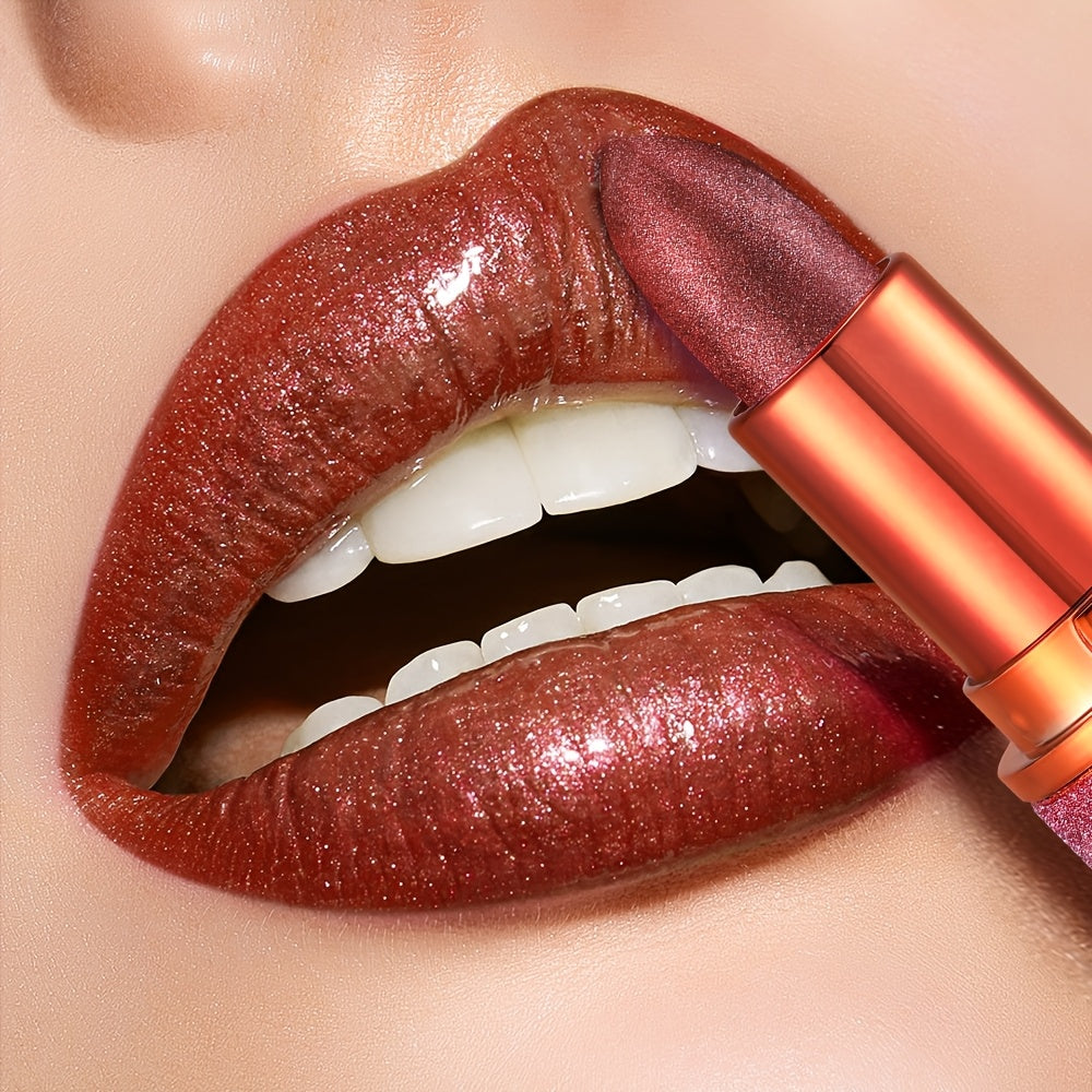 8 Colors Luxury Rose Smoke Powder, Bright Starry Sky, Glossy Velvet Texture, Durable, Make Your Lips Shiny, Waterproof, Anti-fouling. Gifts for Women. Ladies Cosmetic Accessories