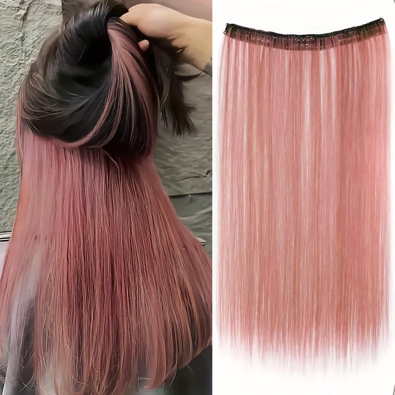 15 Colors 55.88cm Women's 22-Inch Long Curly Wave Synthetic Hair Wig - Brown/Red Blonde Purple/Pink/Pinkish-Red/Purple/Pink/Pinkish-Women Hair Extensions