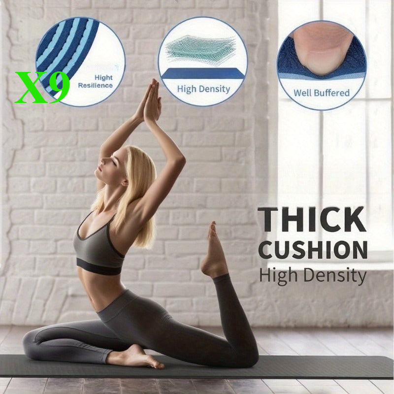 New Home Gym 3mm Professional Durable Unisex Mat, Home Fitness Pilates Floor Exercise Mat, Pilates Mat, Non-Slip Widened Pilates Mat, Thick and Wide Pilates Mat, Fitness Mat, Thick Pilates Mat, Thick Fitness Mat, Home Fitness