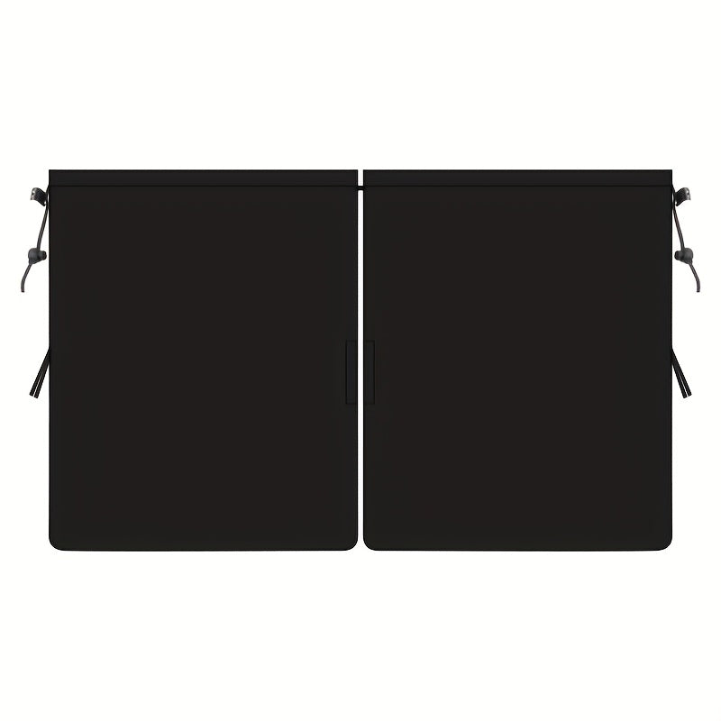 Car Partition Curtain Front and Rear Row Light Blocking Privacy Screen No Drilling Required, Suitable for Travel and Camping