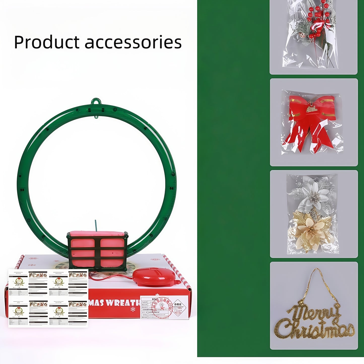 New DIY Christmas Sign with 8 Light Flashing Functions & Timer - Multifunctional LED Holiday Decorations, Retro/Modern Neon "Merry Christmas" Marquee Lights for Festive Gifts and Home Décor (IP44 Splashproof)