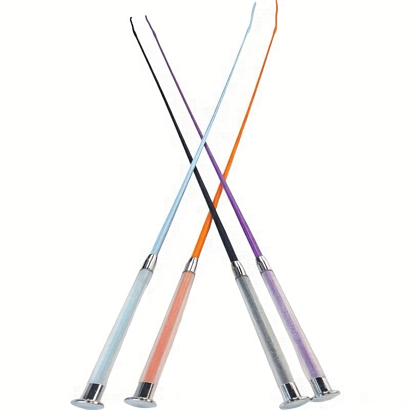 110cm 4 Colors Professional Elegant British-Style Horse Whip - Resin Material, with Golden Accents, Ideal for Riding, Training, and Wild Riding, Perfect Horse Riding Gear | Elegant Whip Design |