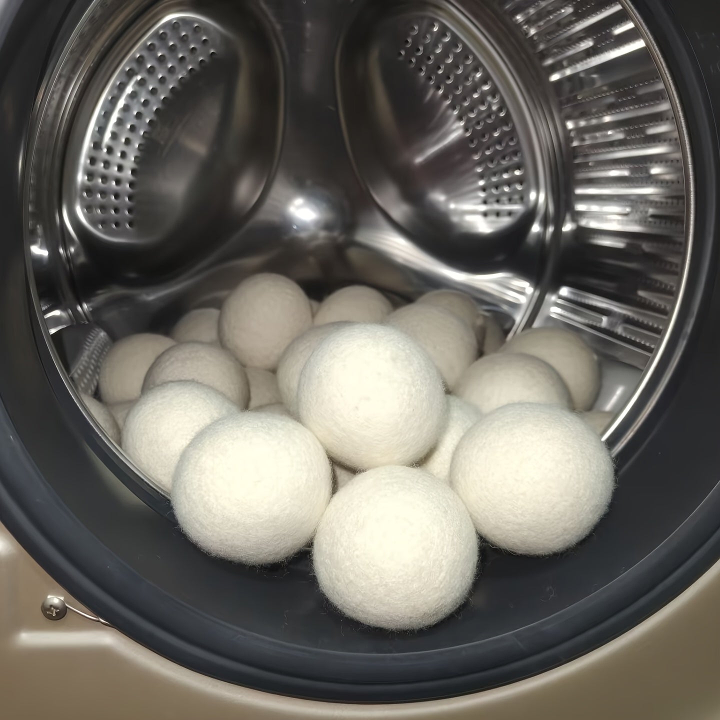 New Zealand Wool Drying Balls 9-PCS St  Laundry Drying Balls - Anti-Tangle, Quick-Dry Clothes Dryer Balls, Prevents Wrinkles & Tangles, Soft Wool Laundry Balls for Delicates, Down Jackets, Shirts, Pants - Compatible with All