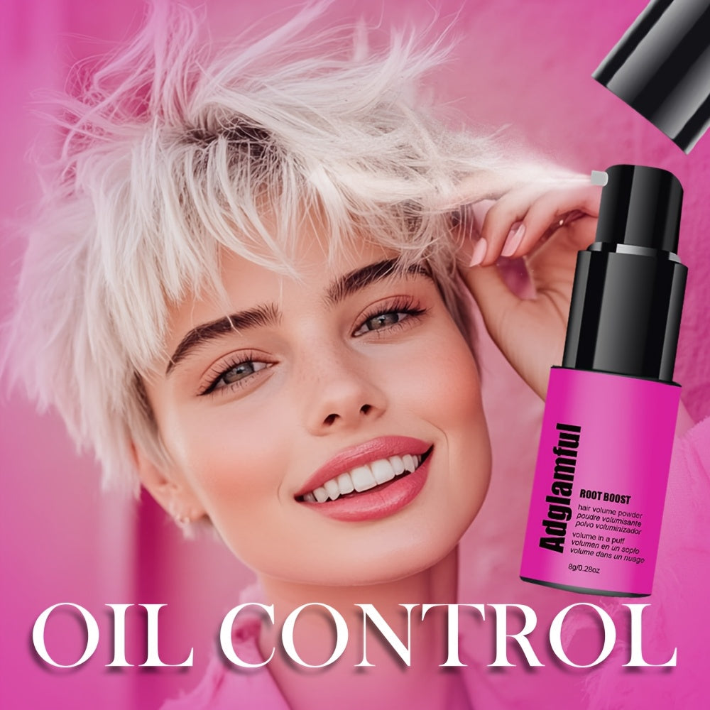 Adglamful Hair Volumizing Powder Spray | Instant Volume, Long-Lasting Oil Control, Ideal for Travel, Business Trips, and Emergency Use