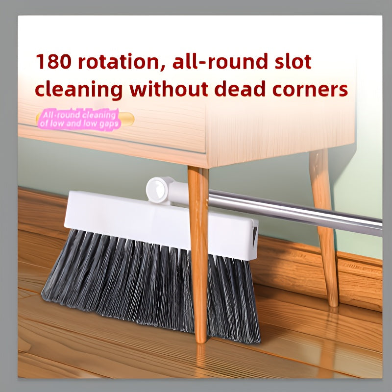 3-in-1 Set Home Cleaning Kit: Soft Bristle Broom, Dustpan & Brush Combo - Non-Stick Hair, Ideal for Home, Office, School, Dorm - Perfect Christmas Gift, Cleaning Brush