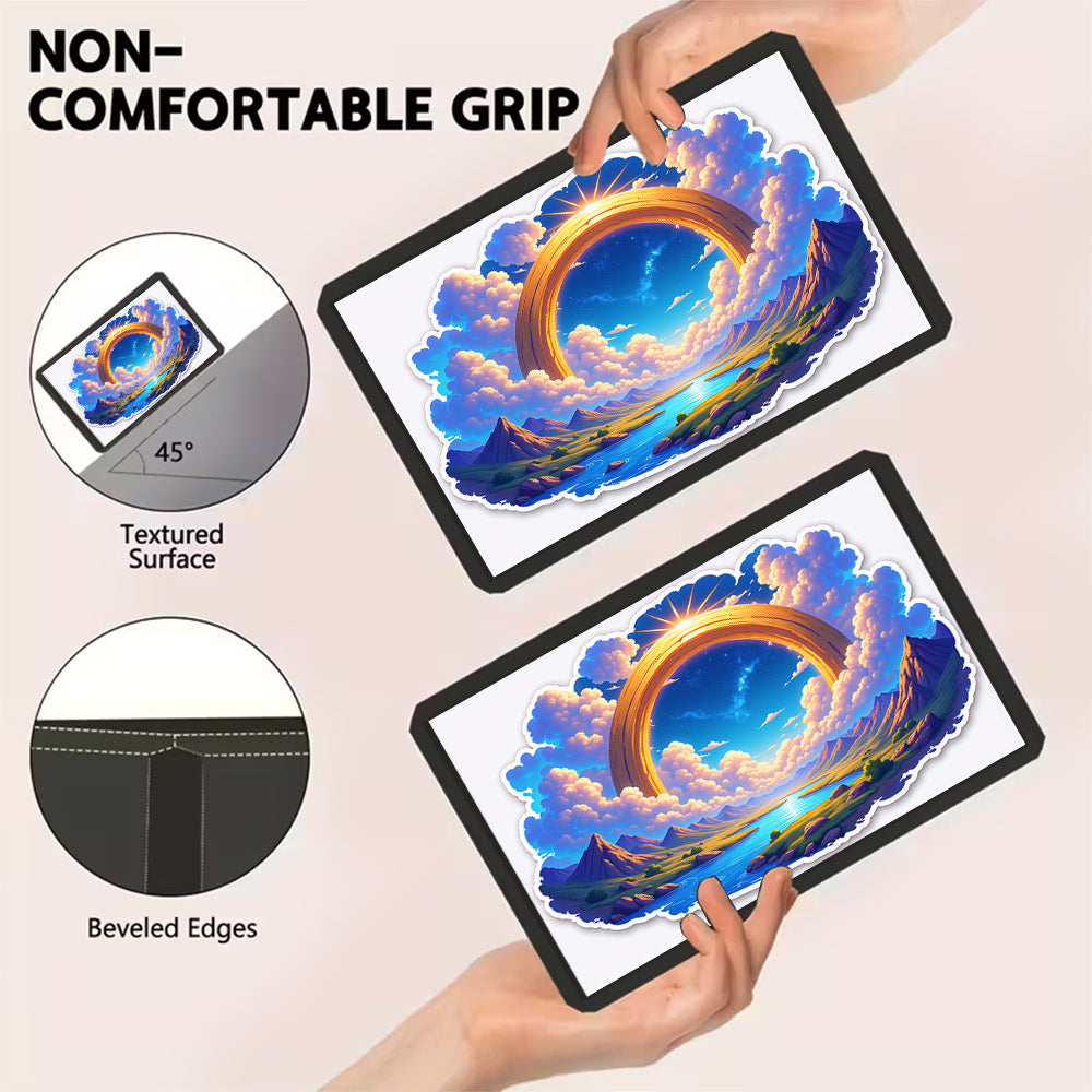 2 PCS Set Home Gym Exquisite Printed Yoga Blocks: Majestic Mountains and Rivers, Radiant with Infinite Light, Fully Displaying the Beauty of Nature. Professionally Recommended! Made from High-density EVA Lightweight Material,