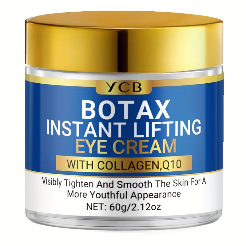 Instant Firming Botax Eye Cream, Moisturizing, Firming, Smoothing, and Enhancing Radiance, with Hyaluronic Acid, Collagen, Retinol, and Caffeine, Making the Skin Around the Eyes Look Younger, 60g/2.12oz