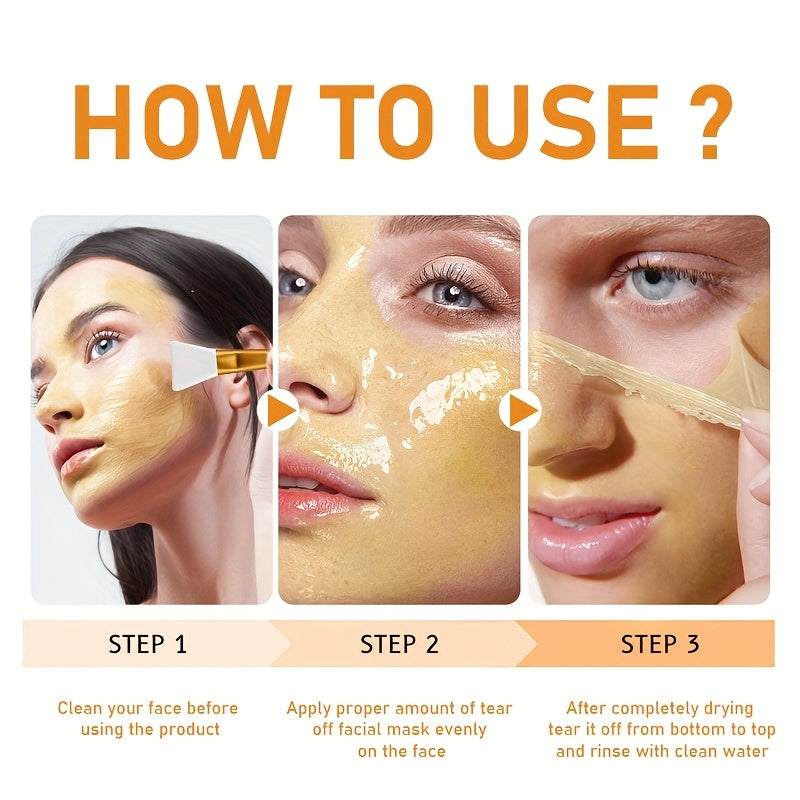 [Aging Wrinkle Skincare]Instant Lift Turmeric Vitamin C Facial Mask, Hydrating, Smooth, Tightens Lift, Dark Spot/Wrinkles Appear, for Skin Red, Dull, Wrinkles, Fine Line, Coarse Pores, Loose, Aging Signs. Korean Skincare Prod