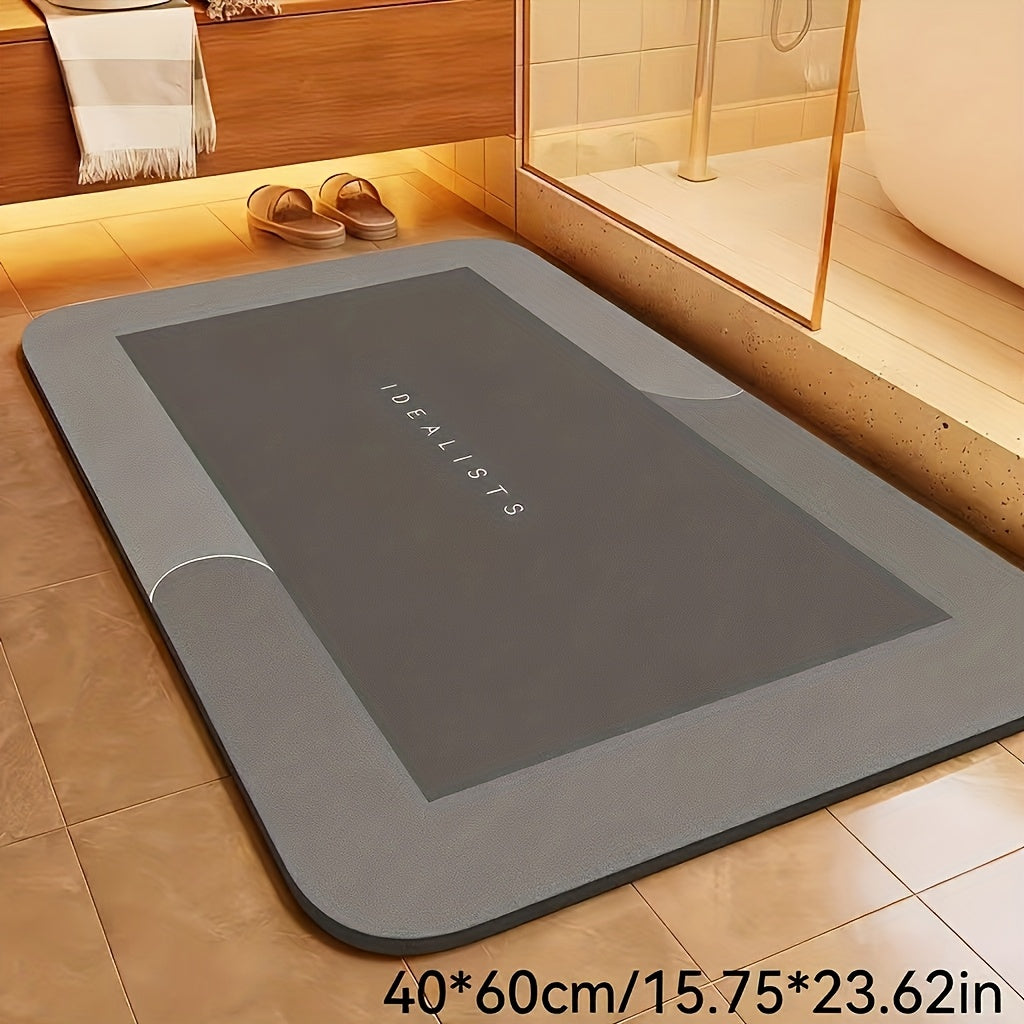 NEW Extra Absorbent Bath Mat - Quick-Dry, Non-Slip Floor Mat, Soft and Comfortable, Suitable for Bathroom, Toilet, Shower, Laundry Room, Bedroom, Living Room, Kitchen, Door Mat