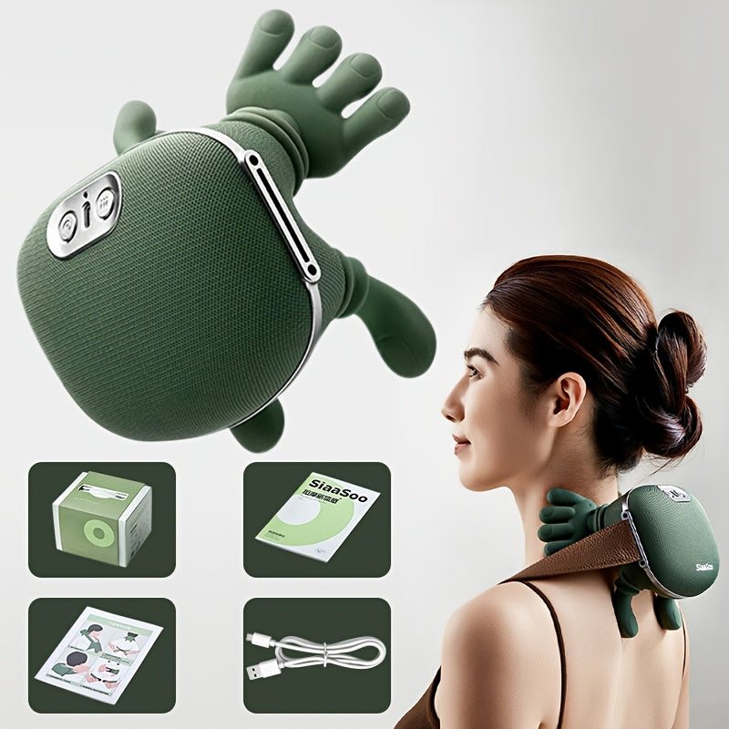 Multi-functional Shoulder And Neck Massager, Full-body Massage Device with Heating Function, Effectively Relieves Fatigue And Relaxes Muscles, Massages Shoulders, Back, And Legs, Comfortable Electric Acupoint Massager, USB Ch