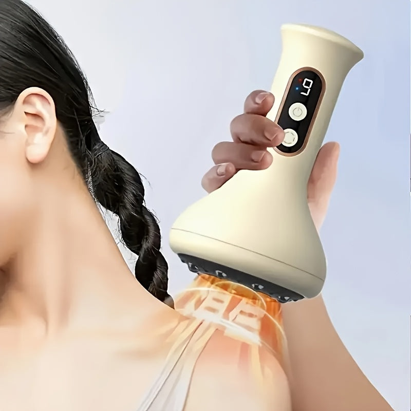 9-Speed Massage And Scraping with Adjustable Settings, Featuring USB Charging And a 1200Mah Lithium Battery, Equipped with 8 Steel Balls for Full Body, Including Legs, Arms, And Back, Ideal for Home Use