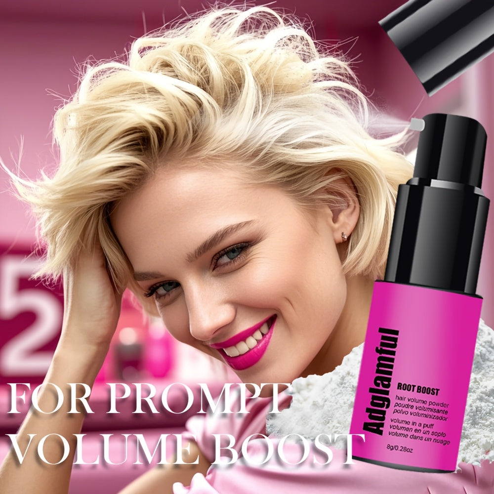 Adglamful Hair Volumizing Powder Spray | Instant Volume, Long-Lasting Oil Control, Ideal for Travel, Business Trips, and Emergency Use