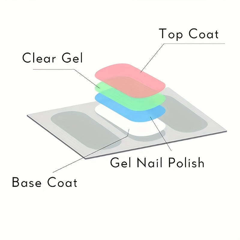 9 Sheets Glitter Gel Nail Stickers, Green Cat's Eye Full Cover Nail Wraps Sticker, Spring & Summer, Fresh style, One-Time Use, Super Good Texture, No Requiring Curing, Suitable for Women And Nail Art Home Salon, Easy to Apply