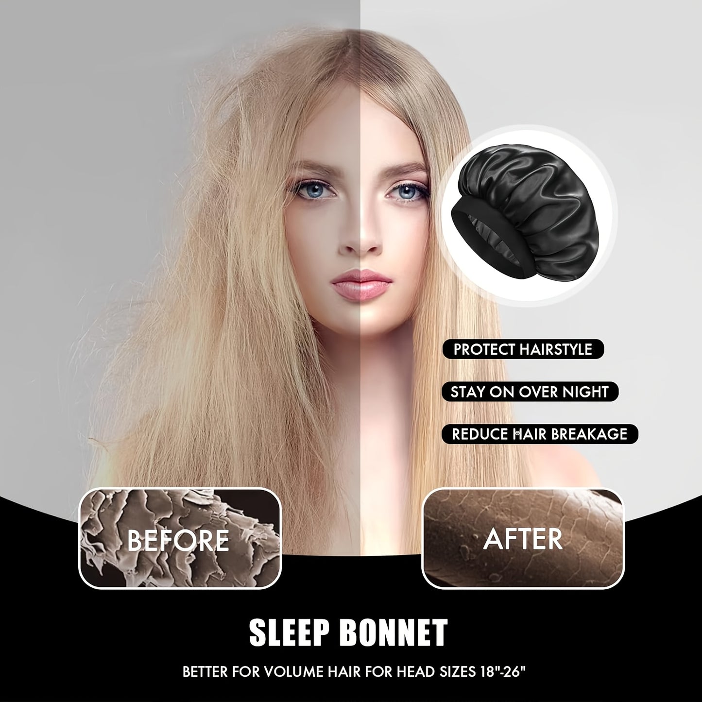 10 PCS Set Spa Headband and Hair Care Set | Slick Back Hair Brush, Soft Nightcap with Hair Band Wristband and Claw Clips, Microfiber Towel for Drying Hair, Curl Enhancing, Unscented
