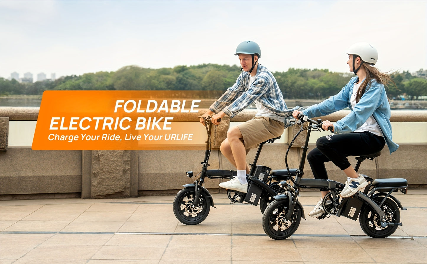 F1L Foldable Electric Bike 35.56cm Compact Portable E-Bike With 48V 7.5Ah Battery (40 Km Range), 250W Motor, 3 Riding Modes Ultra-Lightweight Space-Saving Design Perfect For Commuting, Travel Car Trunk Storage