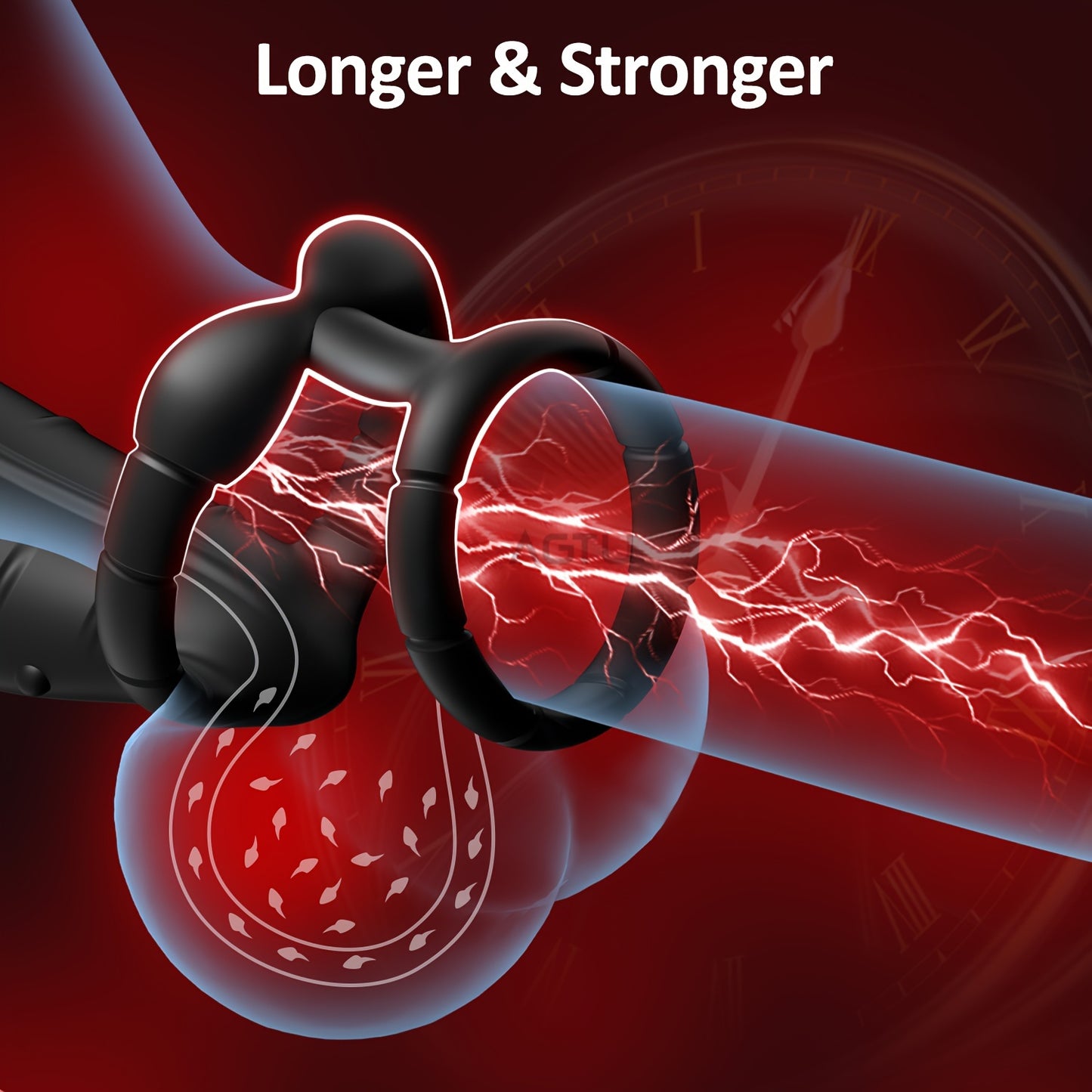 Prostate Massager Vibrating Rooster Ring Sex Toys for Men, Prostate Toy Male Vibrator with Dual Penis Ring, Vibrating Butt Plug Remote Control Cockring with Anal Plug Vibrator Bullet for Adult Couples