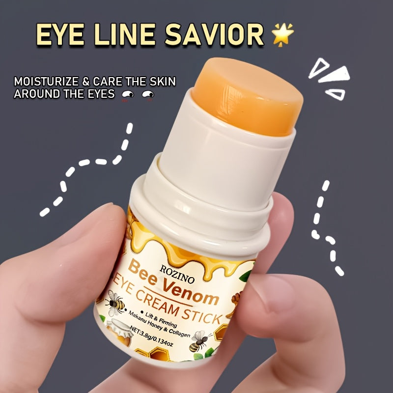 Bee Venom Collagen Instant Lifting Under Eye Cream - Deep Moisturizing & Dark Circles, Hypoallergenic, All Light Beige Types, Unisex Adult Skincare for Puffiness & Wrinkles, No Power Needed, Skincare Routine, Sleek Packaging