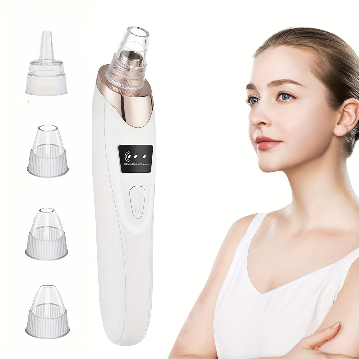 NEW Foreign Trade Edition Home and Travel Electronic USB Charging Facial Beauty Device, Portable Gentle Exfoliation and Dead Skin Removal Tool, Essential Beauty Instrument Women Skin Care Accessories